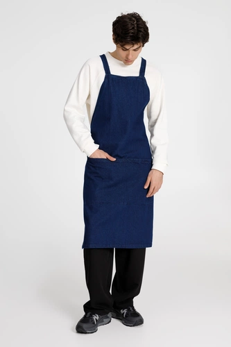 Фартук джинсовый E2, синий Фартук джинсовый E2, синий