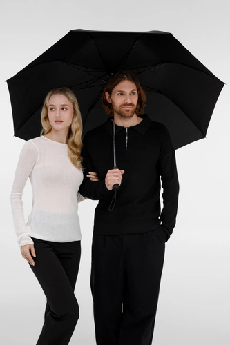 Зонт складной Big Arc, черный Зонт складной Big Arc, черный