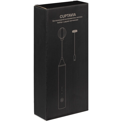 Беспроводной вспениватель молока Cuptavia, черный Беспроводной вспениватель молока Cuptavia, черный