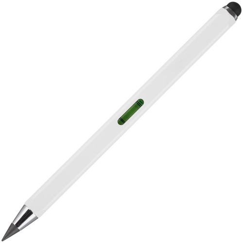 Вечный карандаш Quarta со стилусом и уровнем, белый Вечный карандаш Quarta со стилусом и уровнем, белый