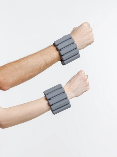 Силиконовые утяжелители Hard Work, серые Силиконовые утяжелители Hard Work, серые