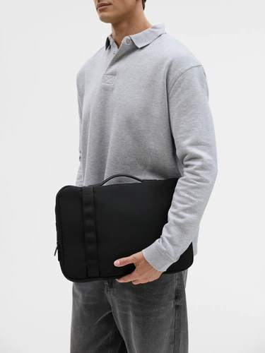 Сумка для ноутбука Crosshub, черная Сумка для ноутбука Crosshub, черная