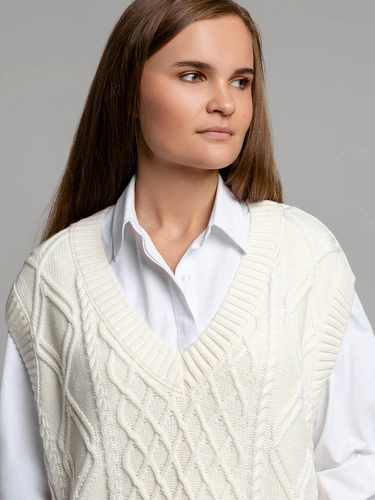 Жилет оверсайз на заказ Tricksy Terra Grand, акрил Жилет оверсайз на заказ Tricksy Terra Grand, акрил