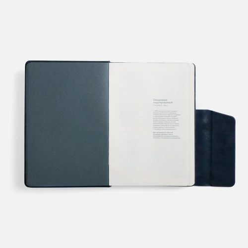 Ежедневник Leadmark, недатированный, синий Ежедневник Leadmark, недатированный, синий