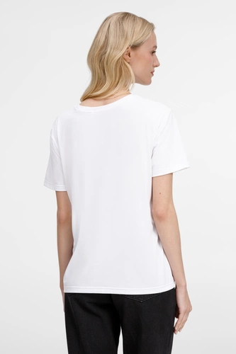 Футболка унисекс Senti, белая Футболка унисекс Senti, белая