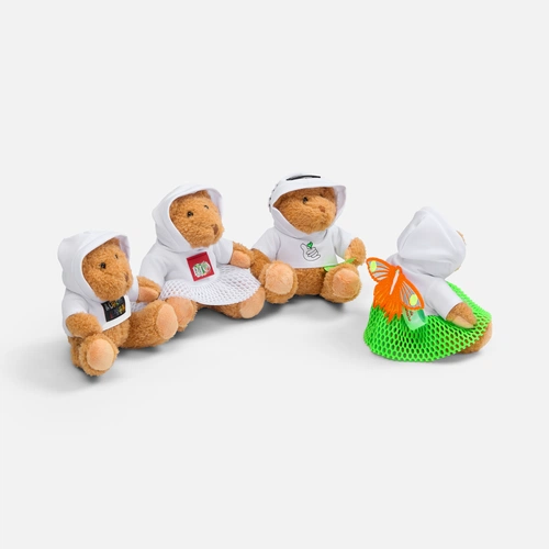 Мягкая игрушка «Мишка Cuddleton» в белом худи Мягкая игрушка «Мишка Cuddleton» в белом худи