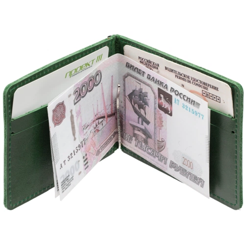 Зажим для купюр Apache, зеленый Зажим для купюр Apache, зеленый