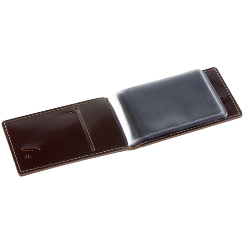 Футляр для визиток Handshake, коричневый Футляр для визиток Handshake, коричневый