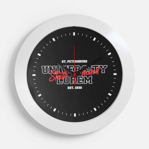 Часы настенные Vivid Large, белые Часы настенные Vivid Large, белые