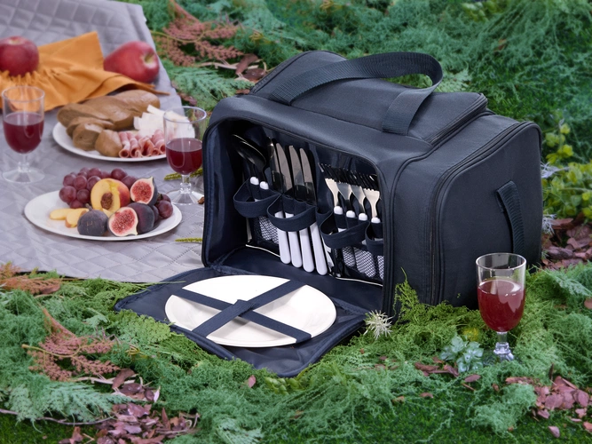 Набор для пикника Campello на 4 персоны, темно-синий Набор для пикника Campello на 4 персоны, темно-синий