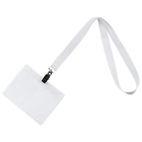 Лента для бейджа Neckband, белая Лента для бейджа Neckband, белая