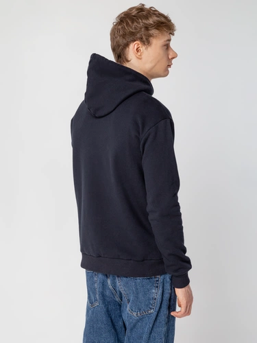 Толстовка с капюшоном Unit Kirenga Heavy, темно-синяя Толстовка с капюшоном Unit Kirenga Heavy, темно-синяя