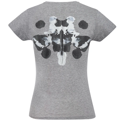 Футболка женская «Подсознательность», серый меланж Футболка женская «Подсознательность», серый меланж