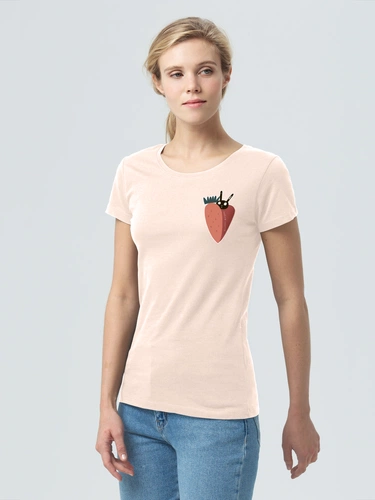 Футболка женская «Любоф-моркоф», розовая Футболка женская «Любоф-моркоф», розовая