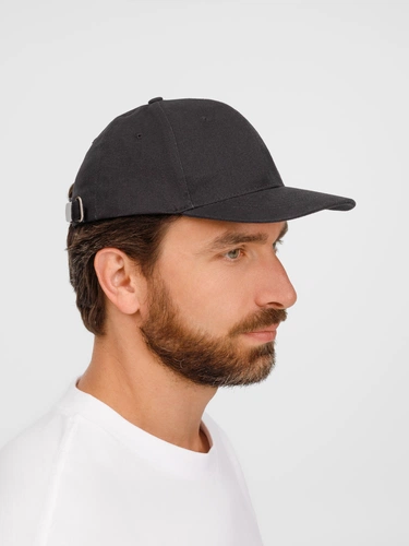 Бейсболка Buffalo, темно-серая (графит) Бейсболка Buffalo, темно-серая (графит)