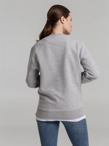 Свитшот унисекс King, серый меланж Свитшот унисекс King, серый меланж