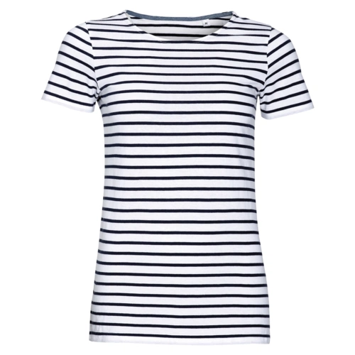 Футболка Miles Women белая с темно-синим Футболка Miles Women белая с темно-синим