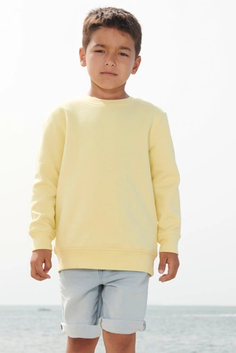 Свитшот детский Columbia Kids, светло-желтый Свитшот детский Columbia Kids, светло-желтый