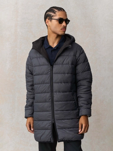 Куртка-парка унисекс Reverse, черная Куртка-парка унисекс Reverse, черная