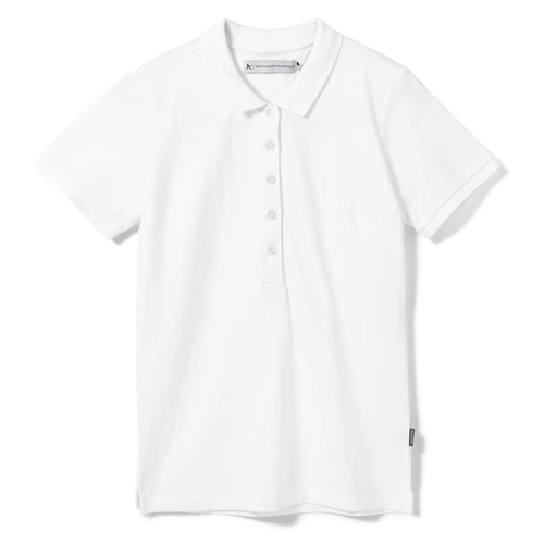 Рубашка поло женская Neptune, белая Рубашка поло женская Neptune, белая