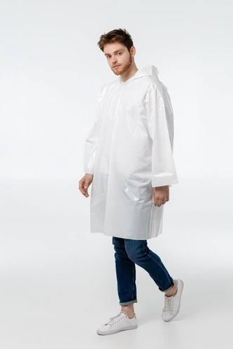 Дождевик-плащ CloudTime, белый Дождевик-плащ CloudTime, белый