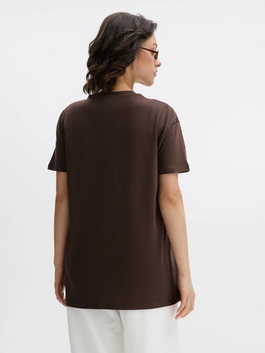 Футболка унисекс Regent 150, темно-коричневая (шоколад) Футболка унисекс Regent 150, темно-коричневая (шоколад)