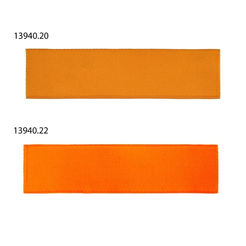 Лейбл тканевый Epsilon, S, оранжевый Лейбл тканевый Epsilon, S, оранжевый