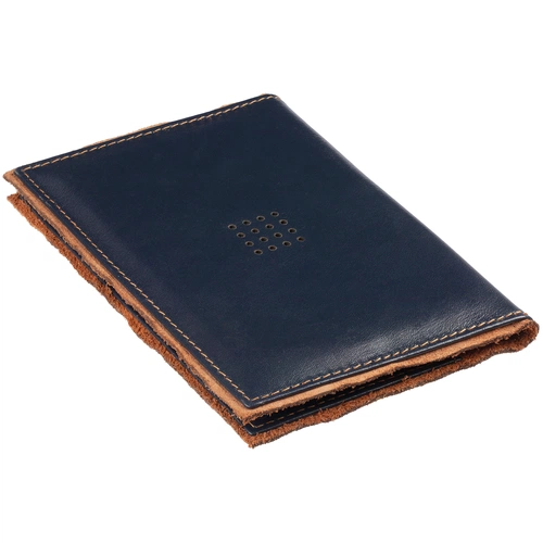 Обложка для паспорта Palermo, синяя Обложка для паспорта Palermo, синяя