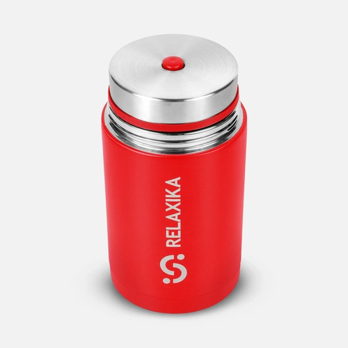 Термос для еды Relaxika 1000, красный Термос для еды Relaxika 1000, красный