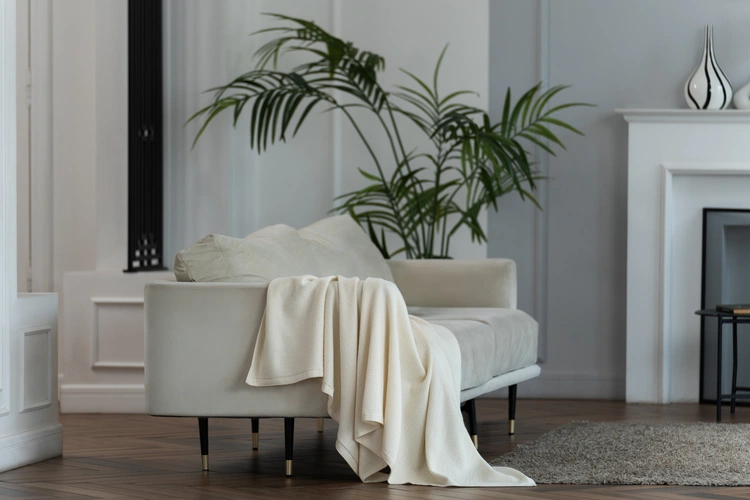 Плед Ornato, молочно-белый (ванильный) Плед Ornato, молочно-белый (ванильный)