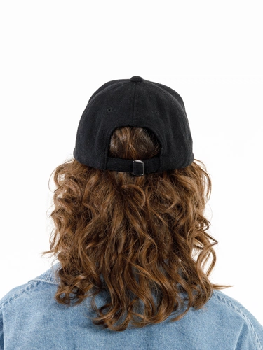 Бейсболка Woolridge, черная Бейсболка Woolridge, черная