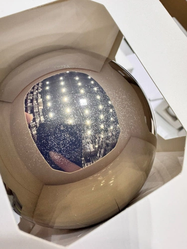 Оформительский шар Finery, 8 см, глянцевый серебристый Оформительский шар Finery, 8 см, глянцевый серебристый