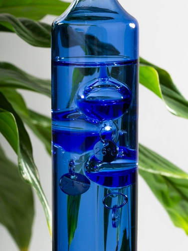 Термометр стеклянный «Галилео», голубой Термометр стеклянный «Галилео», голубой