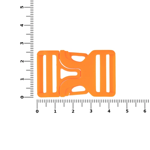 Застежка-пряжка Fibbia, оранжевый неон Застежка-пряжка Fibbia, оранжевый неон