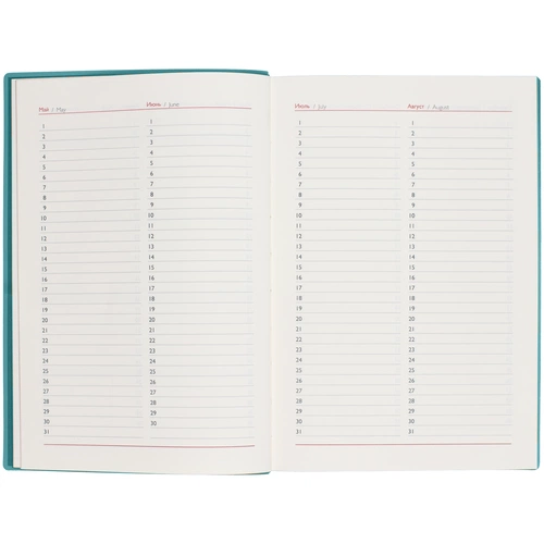 Ежедневник Martos, недатированный, бирюзовый Ежедневник Martos, недатированный, бирюзовый