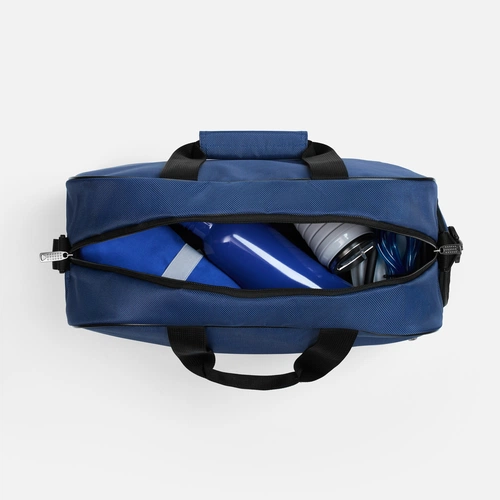 Спортивная сумка Atlantes, синяя с черным Спортивная сумка Atlantes, синяя с черным