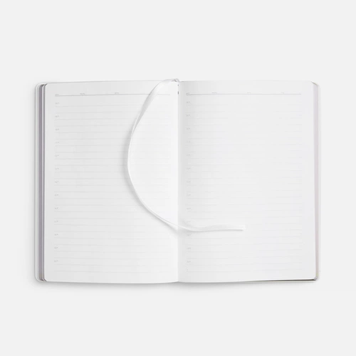 Ежедневник Nebraska Flex, недатированный, белый с золотистым Ежедневник Nebraska Flex, недатированный, белый с золотистым