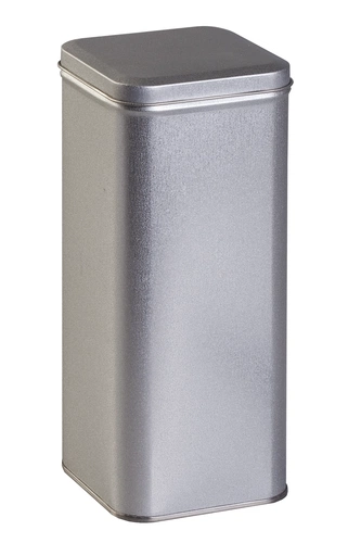 Коробка Pragmax High, прямоугольная, серебристая Коробка Pragmax High, прямоугольная, серебристая