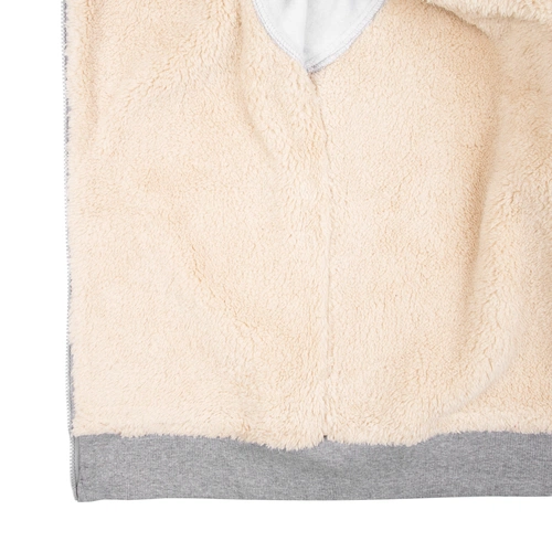 Толстовка унисекс на молнии Sherpa 280, серый меланж Толстовка унисекс на молнии Sherpa 280, серый меланж