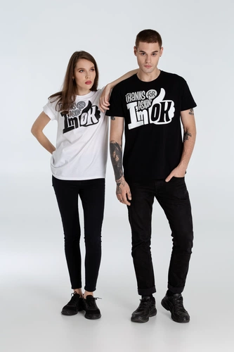 Футболка I'm OK, белая Футболка I'm OK, белая