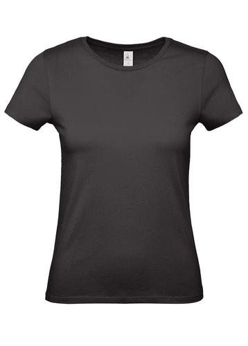 Футболка женская E150, черная Футболка женская E150, черная
