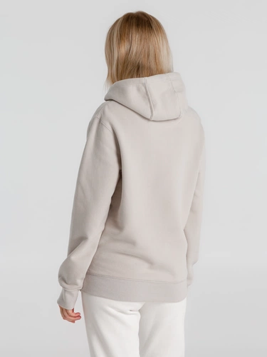 Толстовка с капюшоном унисекс King, дымчато-серая Толстовка с капюшоном унисекс King, дымчато-серая