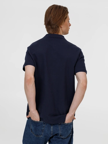 Рубашка поло унисекс Pulse, кобальт (темно-синяя) Рубашка поло унисекс Pulse, кобальт (темно-синяя)