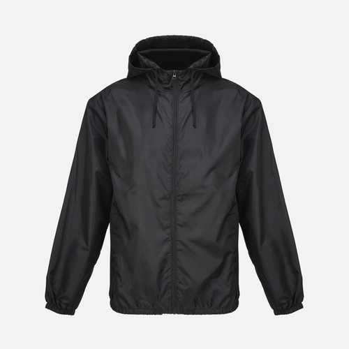 Ветровка унисекс Shield, черная Ветровка унисекс Shield, черная