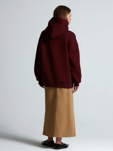 Худи Kulonga Oversize, бордовое Худи Kulonga Oversize, бордовое