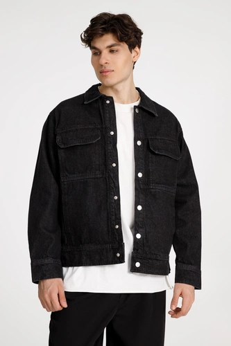 Куртка джинсовая O2, черная Куртка джинсовая O2, черная