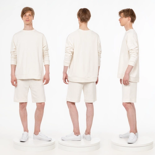 Свитшот унисекс S2, молочно-белый Свитшот унисекс S2, молочно-белый