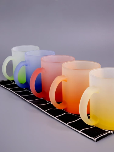 Кружка Grade Fade для сублимационной печати, матовая, желтая Кружка Grade Fade для сублимационной печати, матовая, желтая