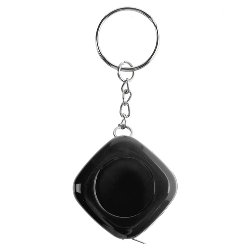 Брелок с рулеткой Metric, черный Брелок с рулеткой Metric, черный