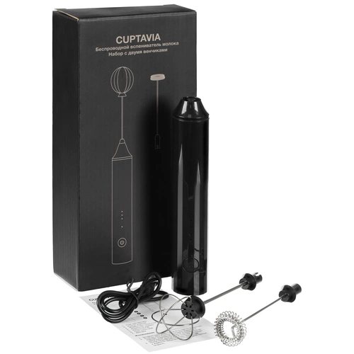 Беспроводной вспениватель молока Cuptavia, черный Беспроводной вспениватель молока Cuptavia, черный